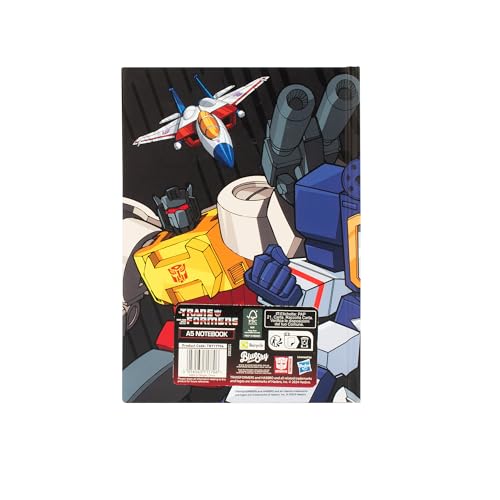 Transformers A5 Size Notebook, close-up detail