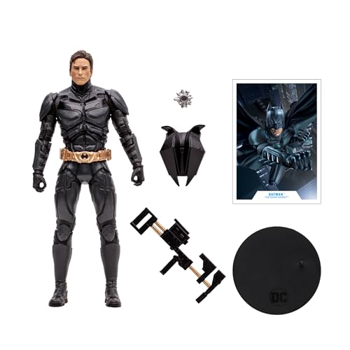 DC Multiverse The Dark Knight Batman (Sky Dive) 7" Scale Act, size reference