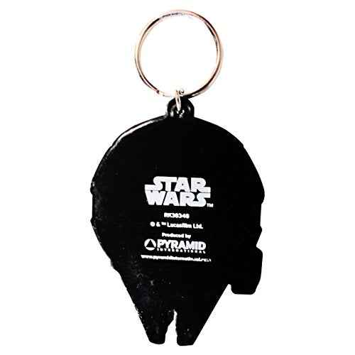 Star Wars Millennium Falcon Keychain, close-up detail