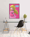 Super Mario Princess Peach Poster, rear view