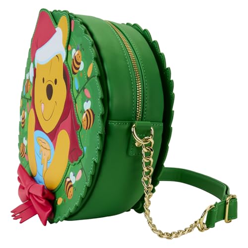 Loungefly Disney Winnie the Pooh Stuck in Wreath Crossbody B, packaging shot