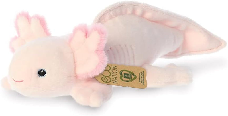 Axolotl Eco Nation Eco Softies 8 Inch Plush back view