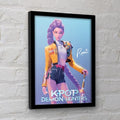K-Pop Demon Hunters Rumi 16" x 12" Framed Collector Print, packaging shot