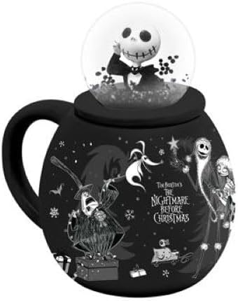 Jack Skellington The Nightmare Before Christmas Celebrate Snowglobe Mug