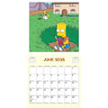 The Simpsons Square 2025 Calendar, rear view
