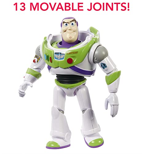 Disney Pixar Toy Story Buzz Lightyear Action Figure, size reference