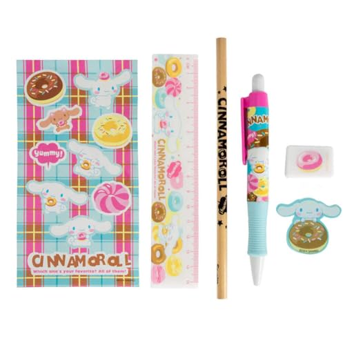 Cinnamoroll 6pc Stationery Set, alternate view
