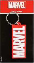 Marvel Comics Rubber Keychain Logo 6 cm