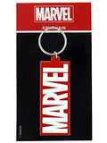 Marvel Comics Rubber Keychain Logo 6 cm