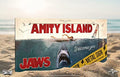 JAWS Amity Island Film Metal Sign, close-up detail