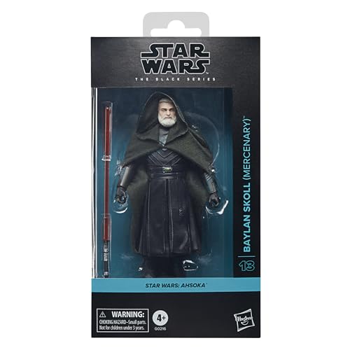Star Wars Baylan Skoll Mercenary Ahsoka Black Series Action, rear view
