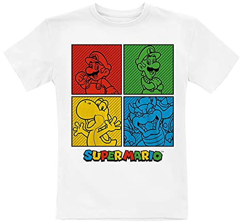 Nintendo Super Mario Squares Kid's T-Shirt, alternate view