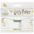 Harry Potter Silver Plated Bar Bracelet Slytherin, close-up detail