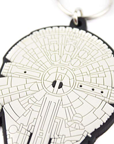 Star Wars Millennium Falcon Keychain, in display