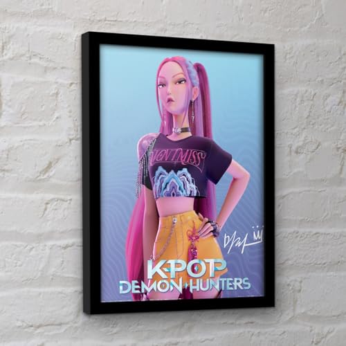 K-Pop Demon Hunters Mira 16" x 12" Framed Collector Print (image 4 of 5)