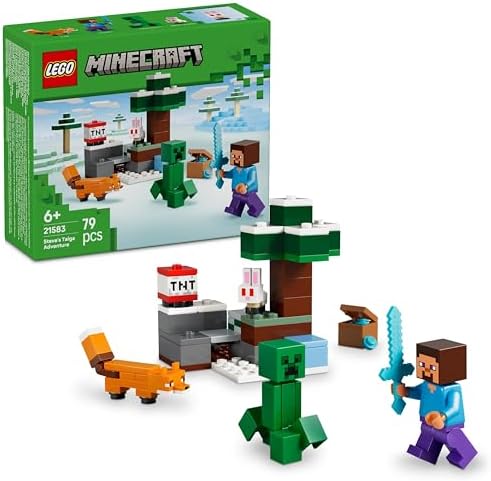LEGO Minecraft 21583 Steve's Taiga Adventure