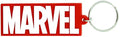 Marvel Comics Rubber Keychain Logo 6 cm