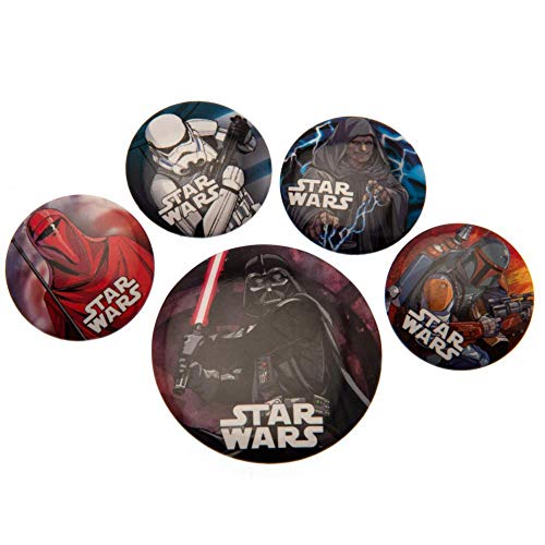 Star Wars Dark Side set of 5 pin badges