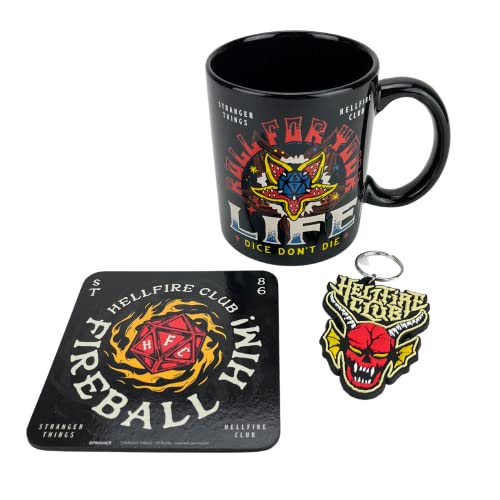 Stranger Things Hellfire Club Mug & Coaster Set, alternate view