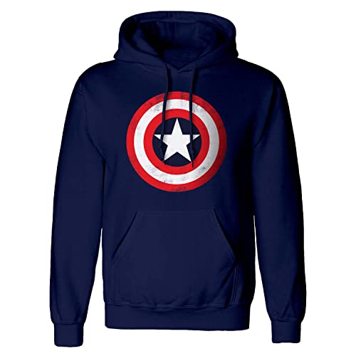 Marvel Comics Captain America Shield Distressed T-Shirt, alternate view