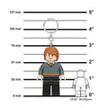 LEGO Harry Potter Ron Weasley Light Up Keychain 8 cm