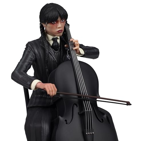 Wednesday - Wednesday With Cello 15CM Pvc Figure (Addams Fam, size reference