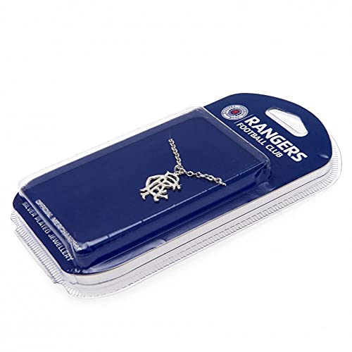 Rangers FC Silver Plated Pendant & Chain XL, alternate view