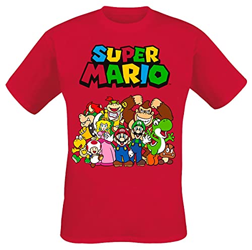 Nintendo Super Mario Main Character Group T-Shirt, alternate view