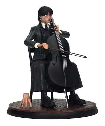 Wednesday - Wednesday With Cello 15CM Pvc Figure (Addams Fam, alternate view