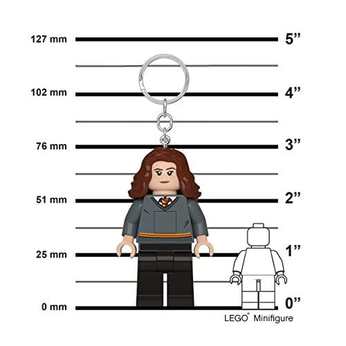 LEGO Harry Potter Hermione Granger Light Up Keychain 8 cm, close-up detail