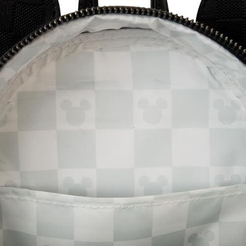 Loungefly Disney Mickey Ear Evergreen Mini Backpack, packaging shot