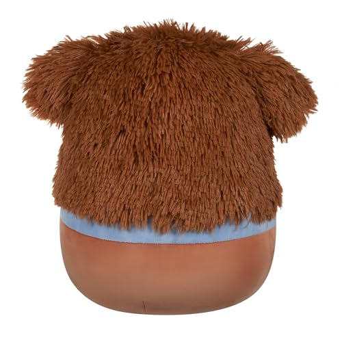 Squishmallows Plush Figure Winking Brown Bigfoot with Scarf, size reference
