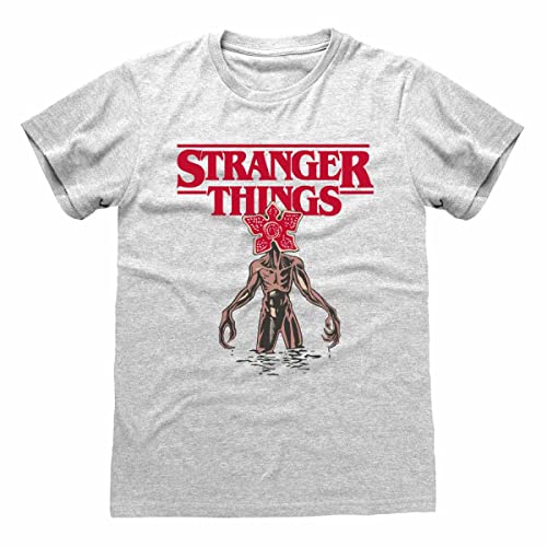 Stranger Things Logo Demogorgon T-Shirt, alternate view