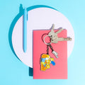 Simpsons keyring on keys