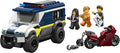 LEGO City Police Prisoner Transport Van cell detail