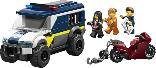LEGO City Police Prisoner Transport Van cell detail