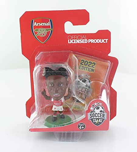 Arsenal FC SoccerStarz Saka, close-up detail