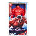 Captain America Brave New World Titan Hero Series Deluxe Red, close-up detail