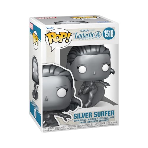 Silver Surfer Marvel Fantastic Four First Steps Funko POP Vi, alternate view