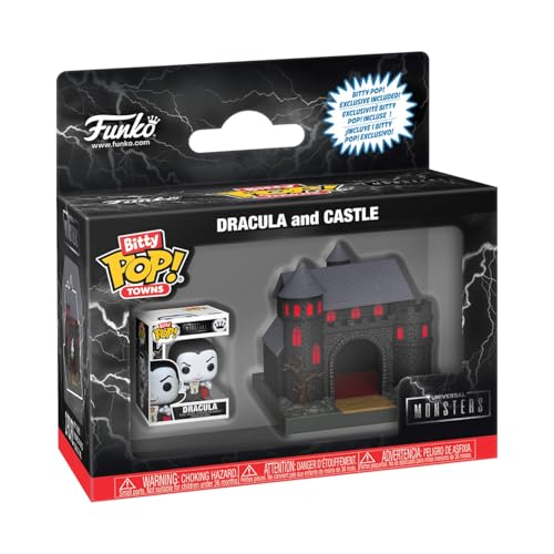 Funko Universal Monsters Bitty POP Towns Vinyl Figure Dracul, alternate view