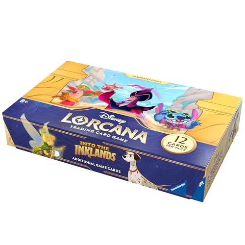 Disney Lorcana Trading Card Game Into The Inklands Booster B, close-up detail