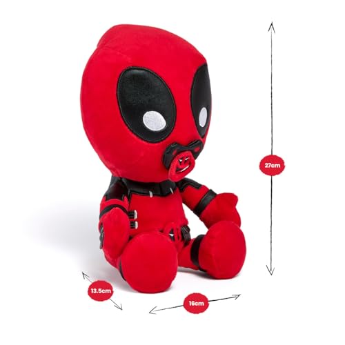 Marvel Babypool Deadpool Plush Figure 25cm, close-up detail