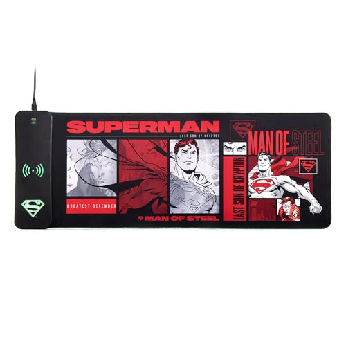 DC Comics Superman Mousepad Mobile Charger Officially Licens, alternate view
