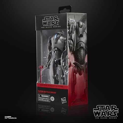Star Wars Super Battle Droid The Black Series Action Figure, packaging shot
