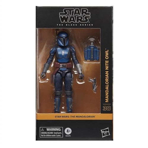 Star Wars Nite Owl Mandalorian Series Action Figure 15 cm, close-up detail