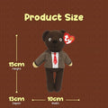 Ty Beanie Babies Mr Bean Teddy Jacket & Tie, packaging shot
