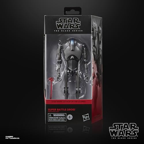 Star Wars Super Battle Droid The Black Series Action Figure, close-up detail