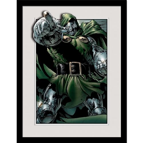 Marvel Doctor Doom Breakout 3D Effect Framed 30 x 40 cm Coll, alternate view