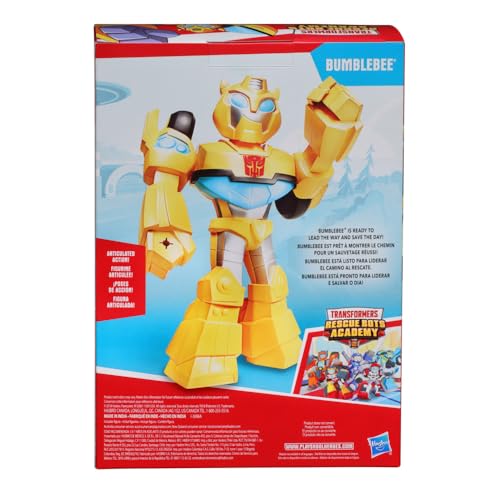 Transformers Rescue Bots Academy Mega Mighties Bumblebee 10" Action Figure