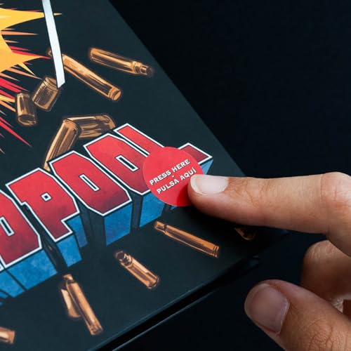 Marvel Deadpool A5 Premium Notebook with Light, size reference